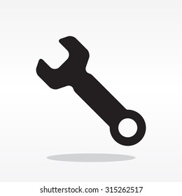 wrench icon , vector illustration