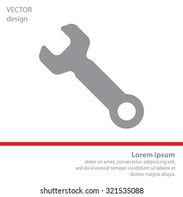 wrench icon , vector illustration