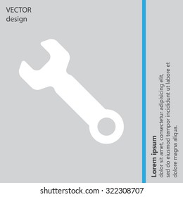 wrench icon , vector illustration