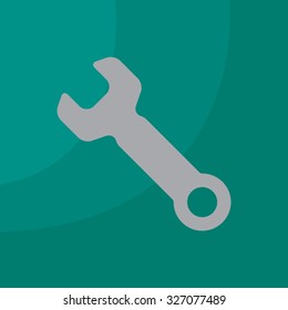 wrench icon , vector illustration