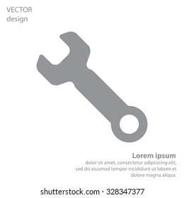wrench icon , vector illustration