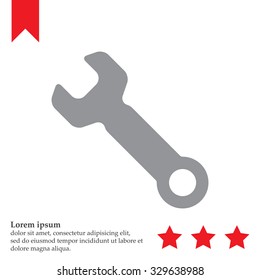 wrench icon , vector illustration