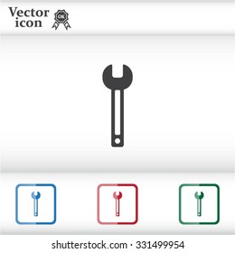 wrench icon , vector illustration