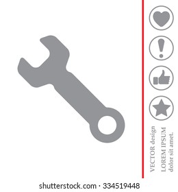 wrench icon , vector illustration