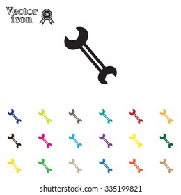wrench icon , vector illustration