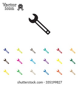 wrench icon , vector illustration