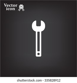 wrench icon , vector illustration