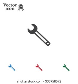 wrench icon , vector illustration