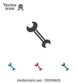 wrench icon , vector illustration