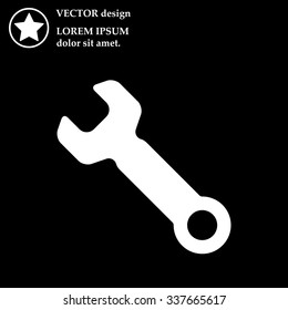 wrench icon , vector illustration