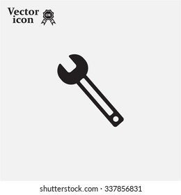 wrench icon , vector illustration