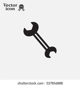 wrench icon , vector illustration