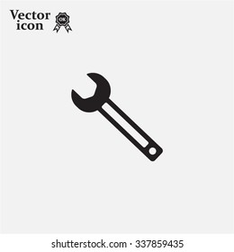 wrench icon , vector illustration