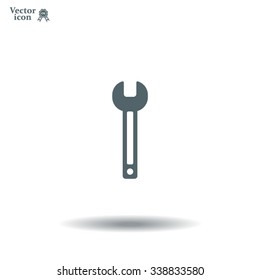 wrench icon , vector illustration
