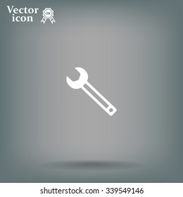 wrench icon , vector illustration