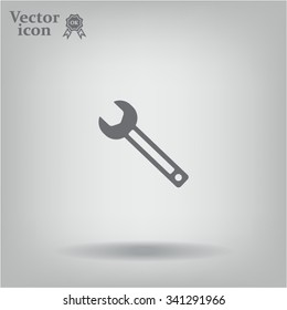 wrench icon , vector illustration