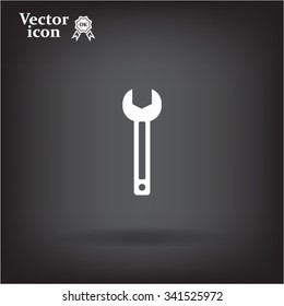 wrench icon , vector illustration