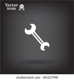wrench icon , vector illustration