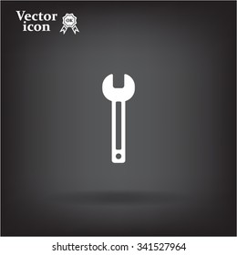 wrench icon , vector illustration