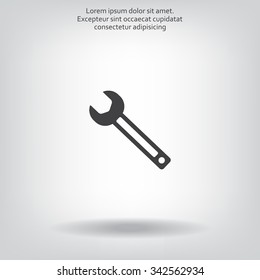 wrench icon , vector illustration