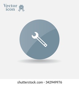 wrench icon , vector illustration