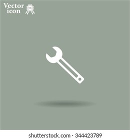 wrench icon , vector illustration