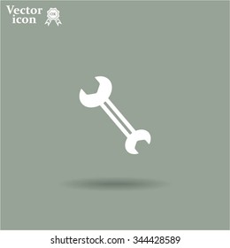 wrench icon , vector illustration