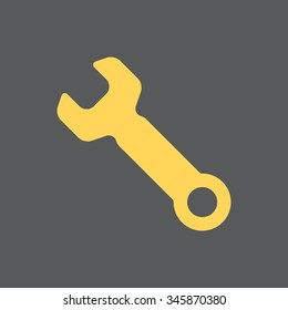 wrench icon , vector illustration