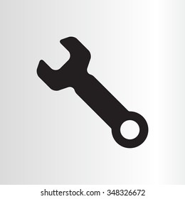 wrench icon , vector illustration