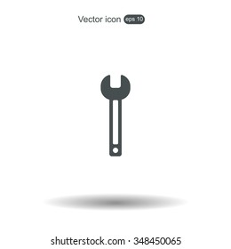 wrench icon , vector illustration