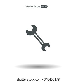 wrench icon , vector illustration