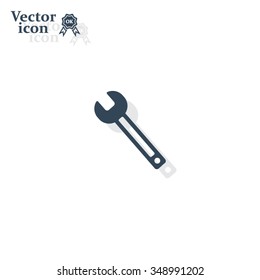 wrench icon , vector illustration