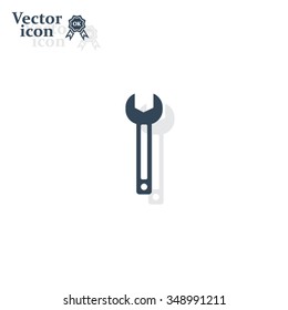 wrench icon , vector illustration