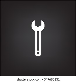 wrench icon , vector illustration