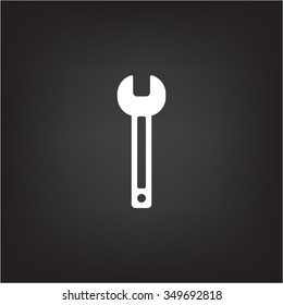 wrench icon , vector illustration