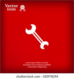 wrench icon , vector illustration