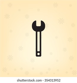 wrench icon , vector illustration