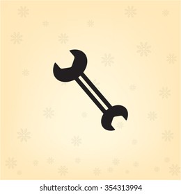 wrench icon , vector illustration