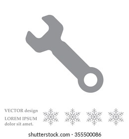 wrench icon , vector illustration