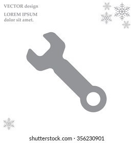 wrench icon , vector illustration