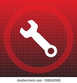 wrench icon , vector illustration