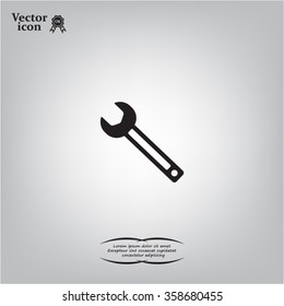 wrench icon , vector illustration