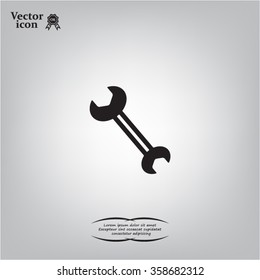 wrench icon , vector illustration