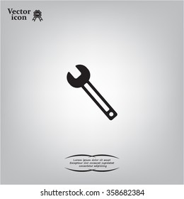 wrench icon , vector illustration