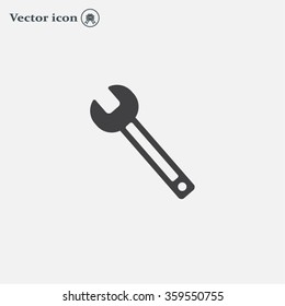 wrench icon , vector illustration