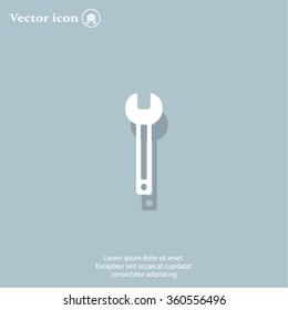 wrench icon , vector illustration