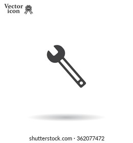 wrench icon , vector illustration