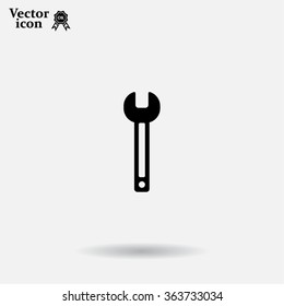 wrench icon , vector illustration