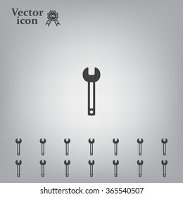 wrench icon , vector illustration