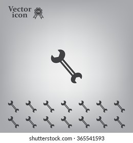 wrench icon , vector illustration